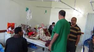 مصابين بوباء لكوليرا  تجتاح صنعاء
