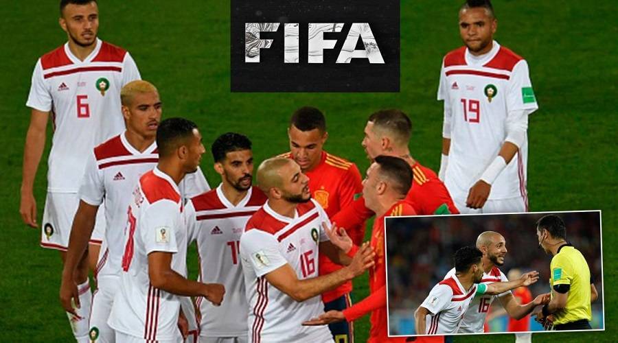 الفيفا يغرم المغرب 50 ألف ... تعرف على السبب