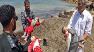 غرق أكثر من 100 مهاجر بينهم يمنيون قبالة سواحل ليبيا