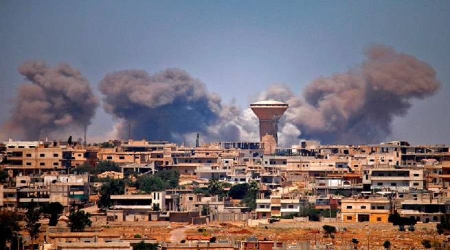 روسيا تحرق مدينة درعا السورية  .. أكثر من 23 ألف غارة خلال  22 ساعة