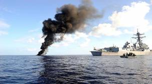 مهاجمة الحوثيين للسفن التجارية