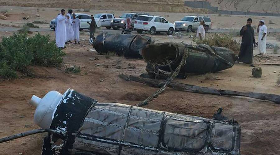 اعتراض صواريخ باليستية وطائرات مسيرة فوق الأراضي السعودية