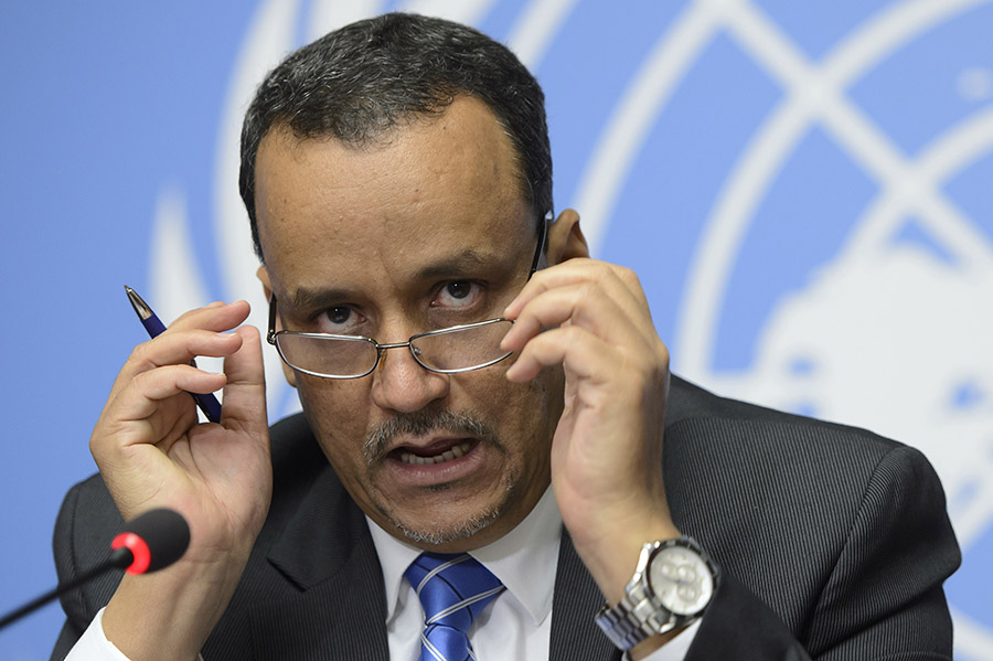 اسماعيل ولد الشيخ: الأمم المتحدة تتعامل مع تحالف الحوثي وصالح كطرف حرب في اليمن