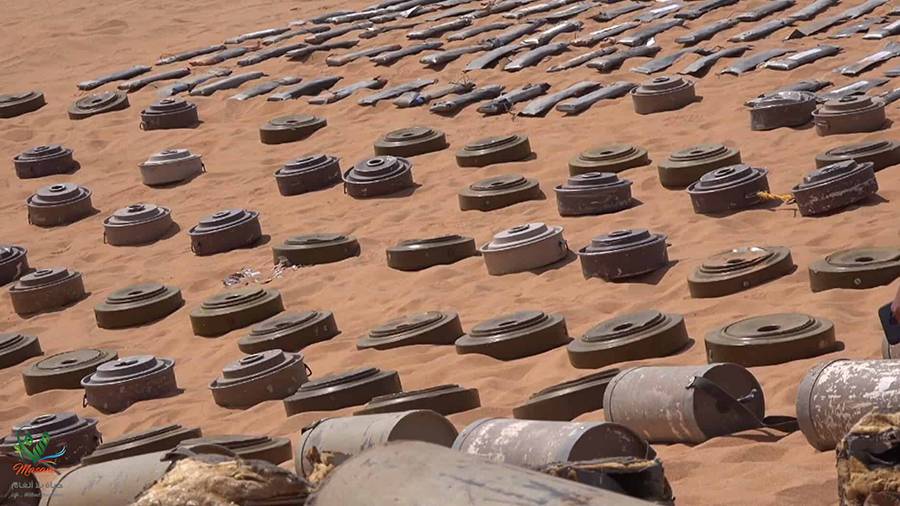 الجيش يعلن إتلاف أكثر من 7 آلاف لغم زرعتها المليشيا في كتاف بصعدة