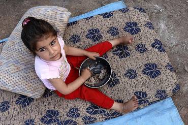 صورة طفلة من مدينة حلب