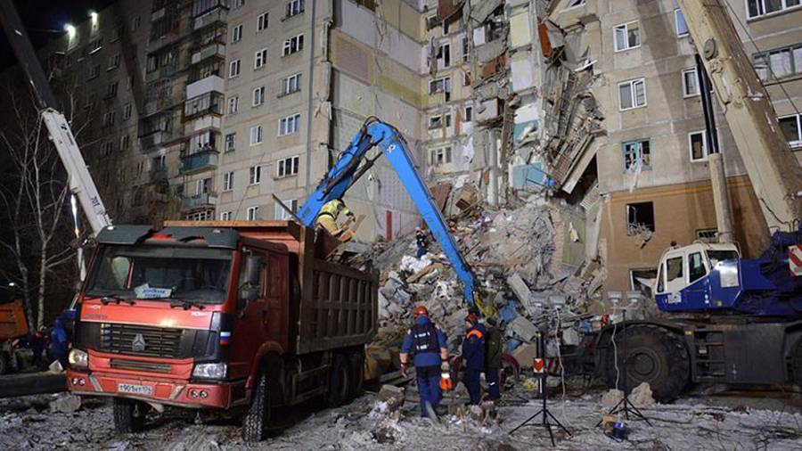 ارتفاع قتلى المبنى المنهار في روسيا إلى 20 شخصا