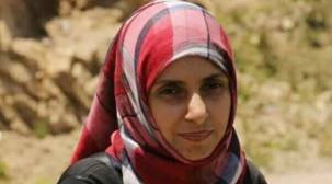 الناشطة الحقوقية ريهام البدر والتي اغتالها قناص حوثي في مدينة تعز 