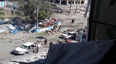 سقوط 7 قتلى على الأقل في تفجيرين قرب القصر الرئاسي في الصومال