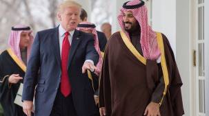 ترامب وولي العهد السعودي يبحثان في واشنطن خطر مليشيا الحوثي